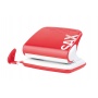 Hole Punch SAXDesign 318, capacity up to 20 sheets, red