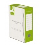 Pudło archiwizacyjne Q-CONNECT, karton, A4/100mm, zielone, Pudła archiwizacyjne, Archiwizacja dokumentów