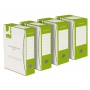 Pudło archiwizacyjne Q-CONNECT, karton, A4/120mm, zielone, Pudła archiwizacyjne, Archiwizacja dokumentów