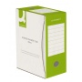 Pudło archiwizacyjne Q-CONNECT, karton, A4/150mm, zielone, Pudła archiwizacyjne, Archiwizacja dokumentów