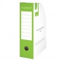 Pojemnik na dokumenty Q-CONNECT, karton, otwarte, A4/80mm, zielone, Pojemniki na dokumenty i czasopisma, Archiwizacja dokumentów