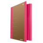 Cardboard folder with elastic band DONAU Life, 500gsm, A4, pink