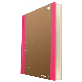 Notebook DONAU Life, organizer, 165x230mm, 80 sheets, pink