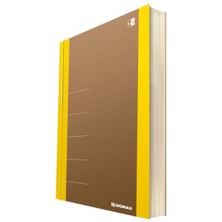 Notebook DONAU Life, organizer, 165x230mm, 80 sheets, yellow