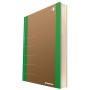 Notebook DONAU Life, organizer, 165x230mm, 80 sheets, green