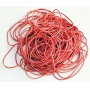Rubber Bands Q-CONNECT, 100g, diameter 50mm, red