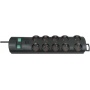 Power Strip BRENNERSTUHL Premium, 10 sockets, 2m, with switch, black