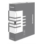 Archive Box DONAU, cardboard, A4/100mm, grey