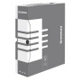 Archive Box DONAU, cardboard, A4/80mm, grey