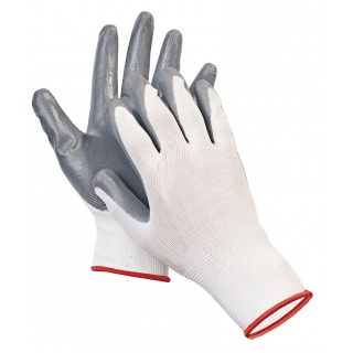 Heavy Duty Safety Gloves econ. Pop4 (HS-04-001), polyester+nitrile, size 9