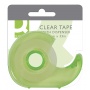 Self-adhesive Tape with dispenser, Q-CONNECT, 19mm, 33m, assorted colours