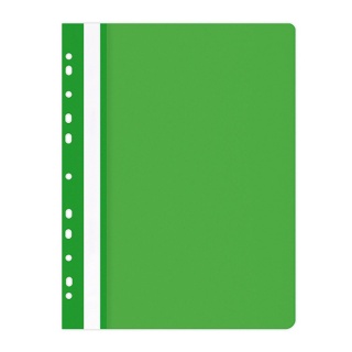 Report File OFFICE PRODUCTS, PP, A4, soft, 100/170 micron, perforated, green