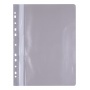 Report File OFFICE PRODUCTS, PP, A4, soft, 100/170 micron, perforated, grey