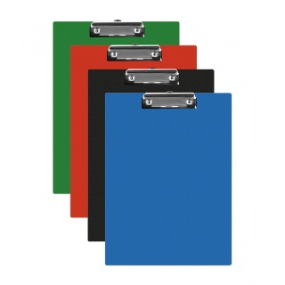 Clipboard Q-CONNECT Board, PVC, A5, assorted colours