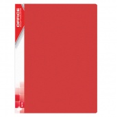 Teczka ofertowa OFFICE PRODUCTS, PP, A4, 620mikr., 20 koszulek, czerwona
