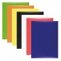 Elasticated File OFFICE PRODUCTS, cardboard, A4, 300gsm, 3 flaps, assorted colours