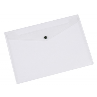 Envelope Wallet Q-CONNECT press stud, PP, A3, 172 micron, clear