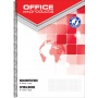 Spiral Notebook OFFICE PRODUCTS, A4, square ruled, 80sheets, 60-80gsm, perforation