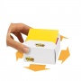 Memo Pad Holder POST-IT® Z-Notes (B330-1RG), eco-friendly cardboard, 76x76mm, 200 cards, yellow