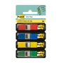 Filing Index Tabs POST-IT® (683-4), PP, 11,9x43,1mm, 4x35 tabs, assorted colours