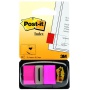 Filing Index Tabs POST-IT® (680-21), PP, 25x43mm, 50 tabs, bright pink