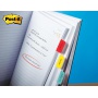 Filing Index Tabs POST-IT® for archiving, (686-PGOEU), PP, strong, 38x25mm, 3x22 tabs, assorted colours
