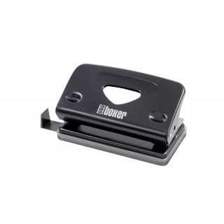 Hole Punch ICO Boxer 080, capacity up to 10 sheets, black