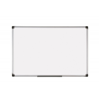 Dry-wipe&magnetic Notice Board, BI-OFFICE Professional, 60x45cm, glazed, aluminium frame