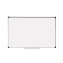 Dry-wipe&magnetic Notice Board, BI-OFFICE Professional, 150x100cm, glazed, aluminium frame
