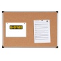 Cork Notice Board BI-OFFICE, 150x100cm, aluminium frame