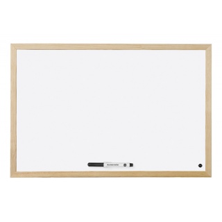 Tablica suchościeralna BI-OFFICE magnetyczna lakierowana w ramie drewnianej 600x900, Tablice suchościeralne, Prezentacja