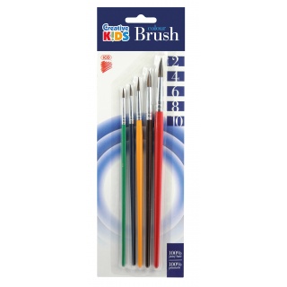 Brushes ICO, blister, 5pcs, (size2, 4, 6, 8, 10)