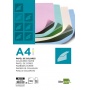 Papier kolorowy LIDERPAPEL, 4x pastelowy, 100 arkuszy, mix kolorów, Papiery specjalne, Papier i etykiety