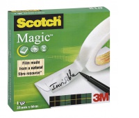 Taśma biurowa SCOTCH® Magic™ (810-2566), matowa, 25mm, 66m