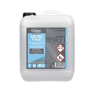 CLINEX Dezofast 77-016 professional cleaning disinfectant, concentrated, bactericidal and viricidal, 5L