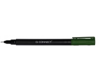 Marker do płyt CD/DVD Q-CONNECT, S, 0,4mm (linia), zielony