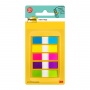Filing Index Tabs POST-IT® (683-5CB), PP, 11.9x43.2mm, 5x20 tabs, color mix