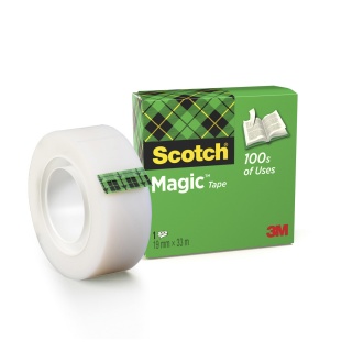 Self-adhesive Tape Scotch® Magic™ (810), matt, 19mm, 33m