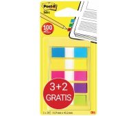 Zakładki indeksujące POST-IT® (683-5CBP), 11,9mmx43,1mm, 3x20+2x20, mix kolorów