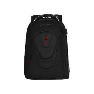 Plecak WENGER Ibex Ballistic Deluxe, 17", czarny, Torby, teczki i plecaki, Akcesoria komputerowe
