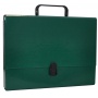 File Box OFFICE PRODUCTS, PP, A4/5cm, with handle and clip lock, green