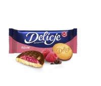 Cookies DELICJE SZAMPAŃSKIE, 147 g, raspberry