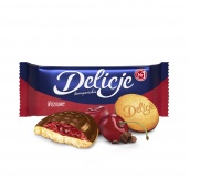 Cookies DELICJE SZAMPAŃSKIE, 147 g, cherry