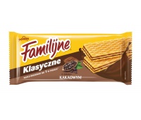 Familijne wafers JUTRZENKA, 180 g, cocoa