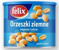 Orzeszki ziemne, FELIX, puszka, 140 g, solone