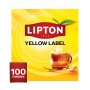 Herbata LIPTON czarna, Yellow Label, 100 torebek