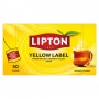 Tea LIPTON black, Yellow Label, 50 bags