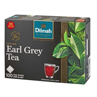 Herbata DILMAH Earl Grey, 100 torebek, Herbaty, Artykuły spożywcze