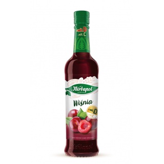 Syrop HERBAPOL Owocowa Spiżarnia, 420 ml, wiśniowy, Syropy owocowe, Artykuły spożywcze