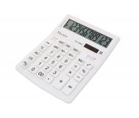 Office calculator VECTOR KAV VC-444, 12 digits, 154x200mm, white
